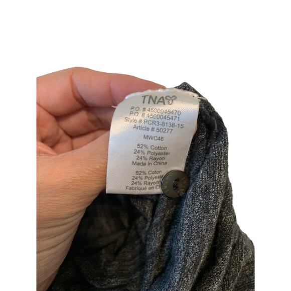 Aritzia TNA Space Dye Charcoal Sleeveless Romper - Picture 7 of 7